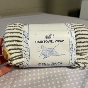 Bemakai Manta Hair Towel Wrap - NWT
